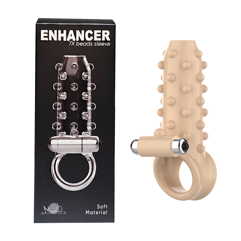 X7 BEADS  VIBRATING  SLEEVE
