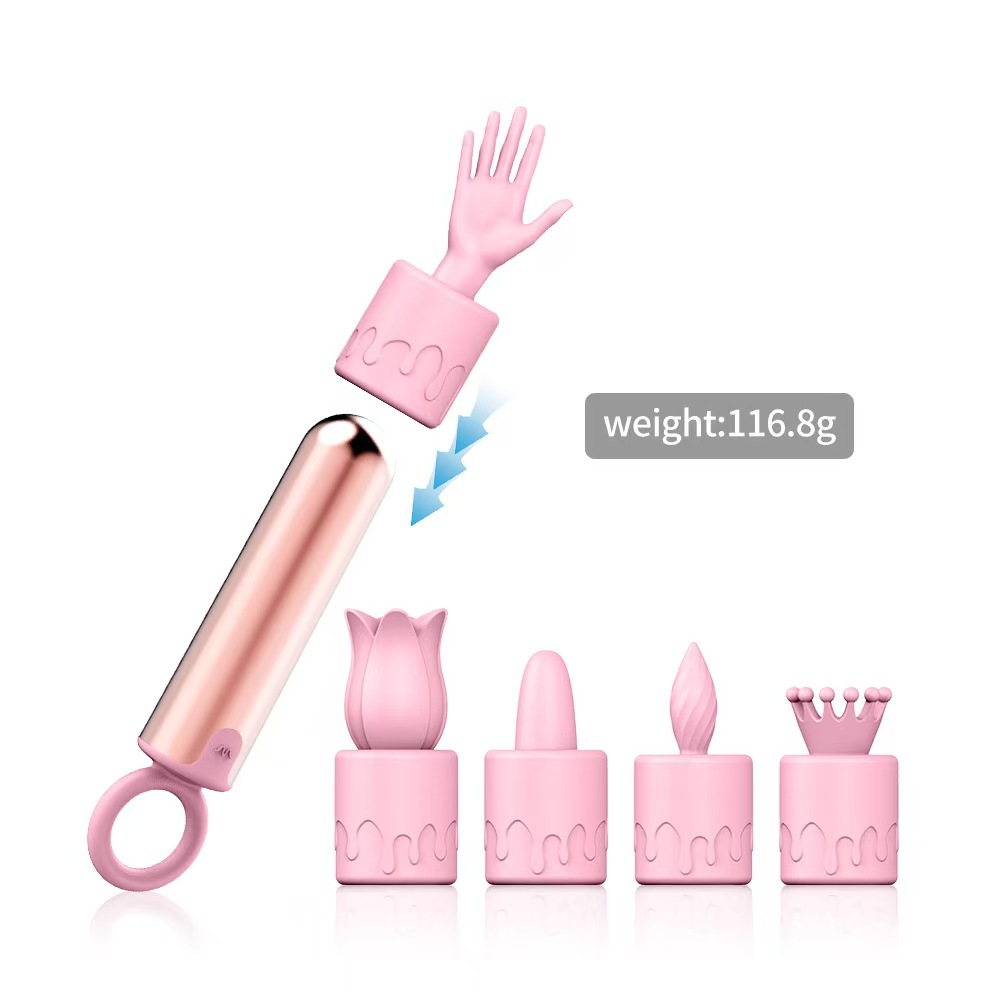 CHIC VIBRADOR CON 5 CABEZALES
