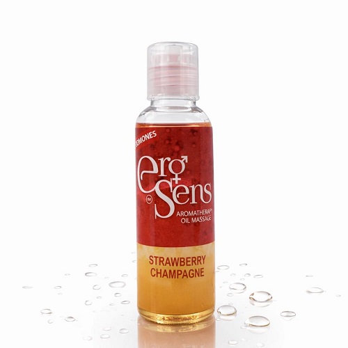 AURA ATRACTION  ACEITE PARA  MASAJE CON  FEROMONAS 60  ML STRAWBERRY