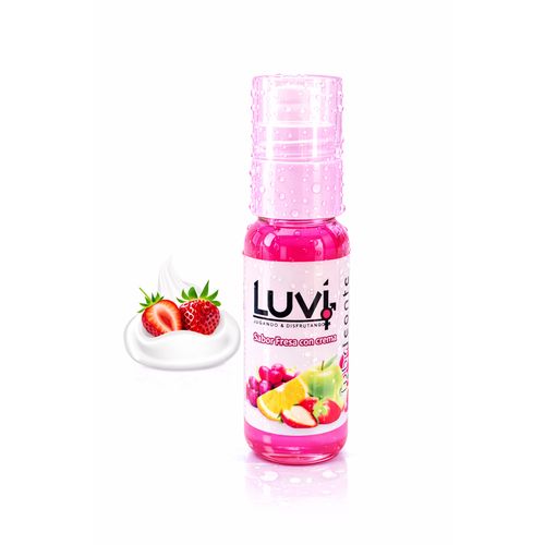 LUBRICANTE  SABOR FRESAS  CON CREMA 20  ML